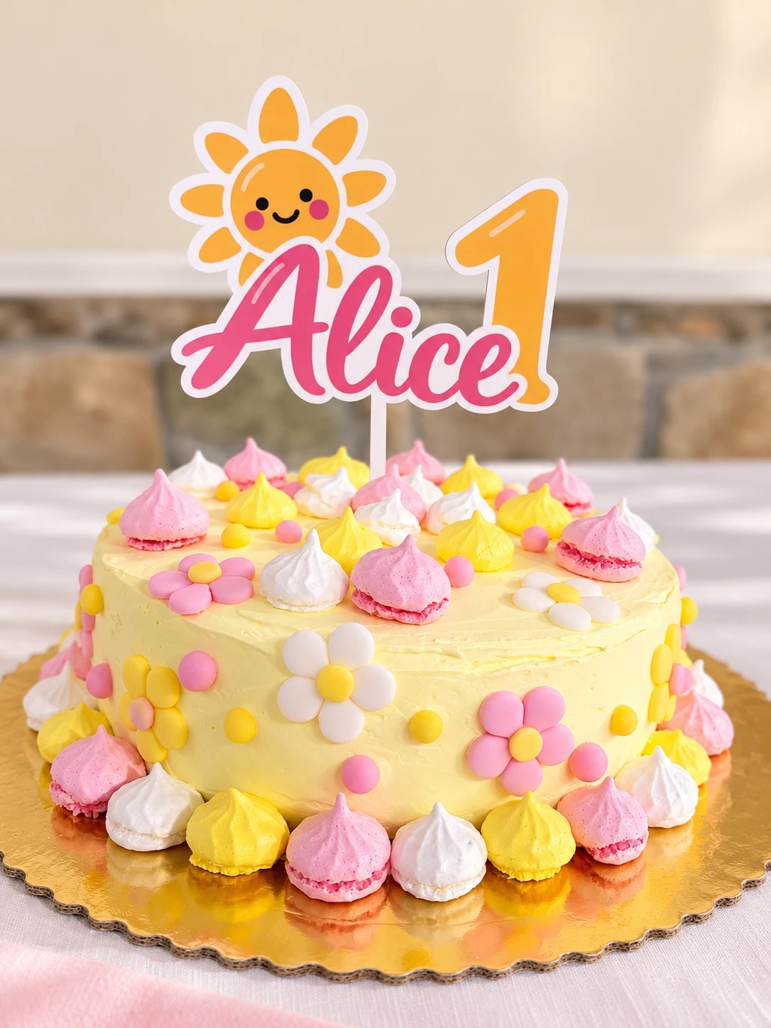 Cake topper in legno personalizzato