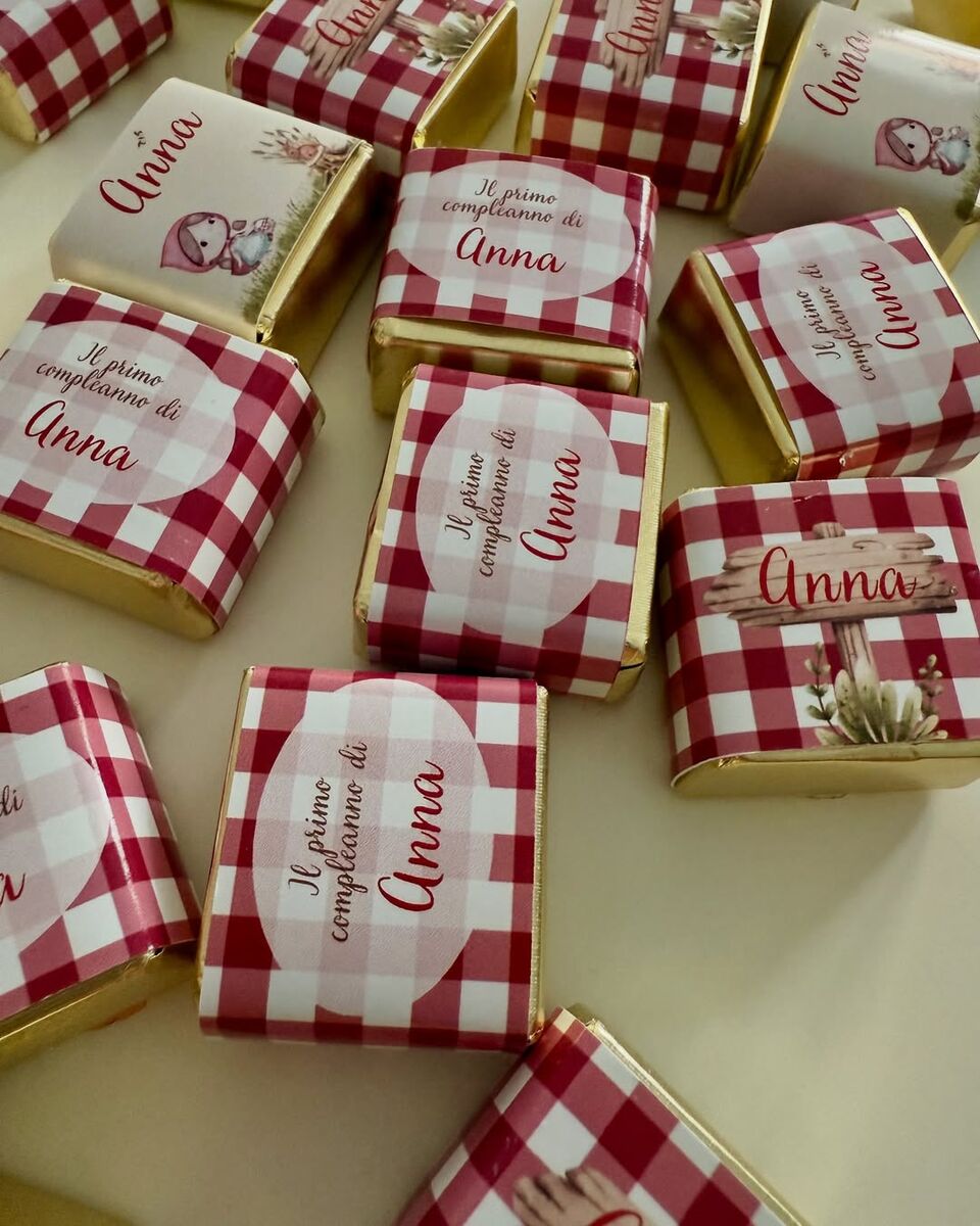 Cioccolattini personalizzati